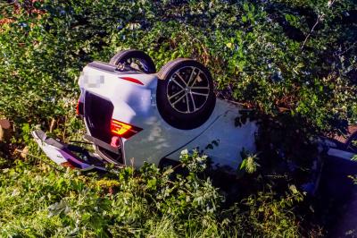 Leonberg: Schwerer Verkehrsunfall auf der Mahdentalstrasse 